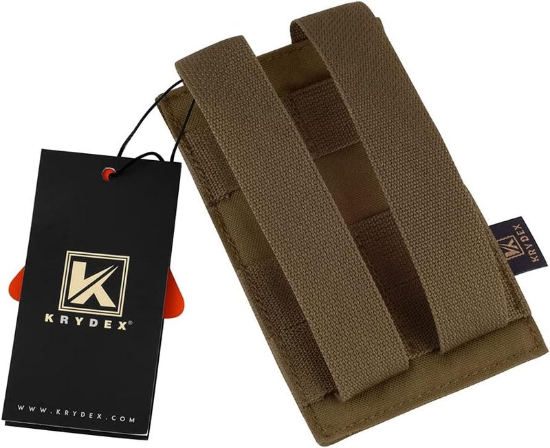 KRYDEX Molle 5.56mm Single/Double/Triple Magazine Pouch Speed Mag Pouches for .223 5.56 Magazine - Image 3